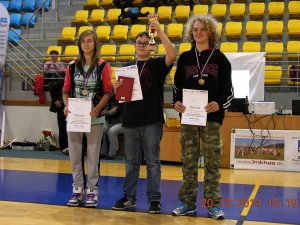 Podium F1N Młodzicy (zaci) Podium F1N Młodzicy (zaci). 2. Roksana Gądek. 1. Klobušický Filip (Mistrz Słowacji) 3. Paňko Martin